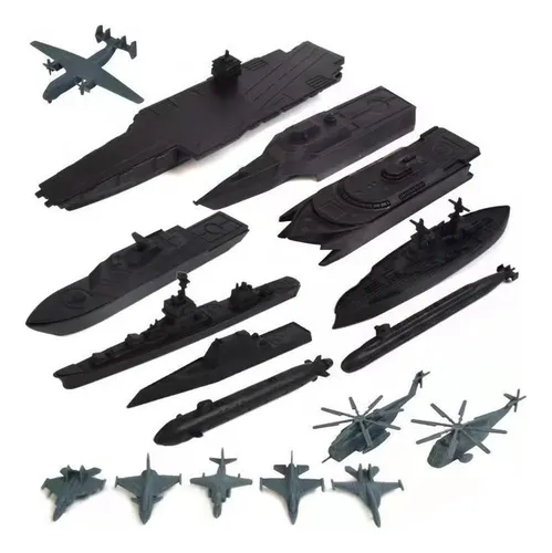 17 Piezas Juguete Portaaviones Juguete Con Modelos De