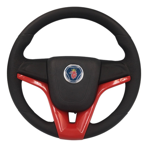 Volante Esportivo Cruze Vermelho Para Scania G-400 Ano 2014