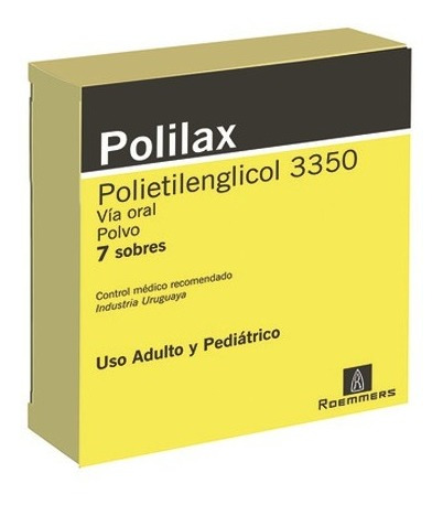 Polilax® X 7 Sobres (polietilenglicol) | Laxante Osmótico