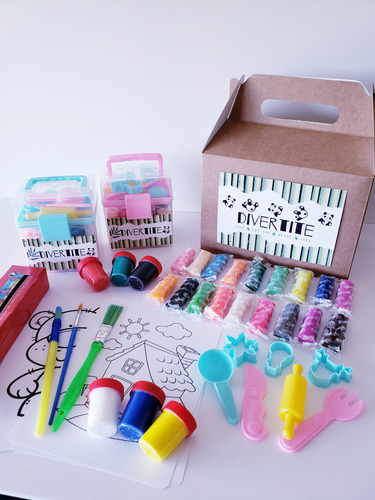 Set Para Niños Masa Para Moldear Temperas Faber Castell