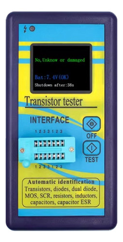 Pin Automático De Pantalla Esr Para Probador De Transistores