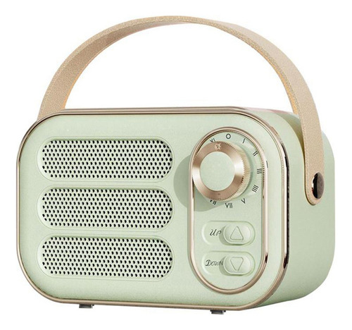 Radio Vintage Con Altavoz Bluetooth Para Exteriores, Color V