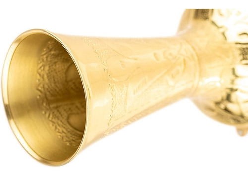 Meinl He-214 Darbuka Cobre Y Laton 7 1/2 Pulgadas Percusión Color Dorado