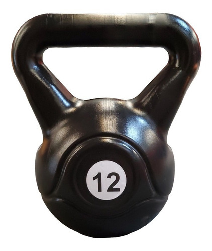Imagen 2 de 4 de Pesas Rusas 12 Kg Pvc Kettlebell Pesa Rusa Cross Gym Fitness