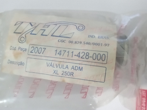 Válvula Admissão Xl 250 R 1982 A 1984 14711-428-000 (1610)