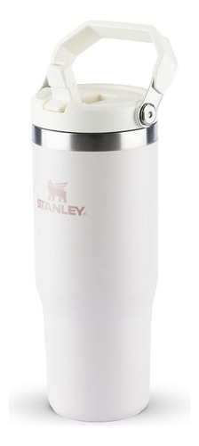Copo Térmico Stanley Iceflow Flip Straw Rose Quartz 887 Ml