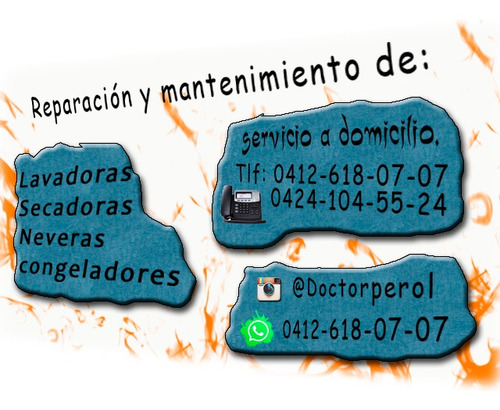 Imagen 2 de 8 de Técnico A Domicilio, Lavadoras, Neveras, Secadoras Y Otros..