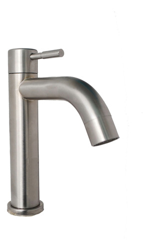 Llave Grifería Lavamanos Baja Acero Inox Agua Fria