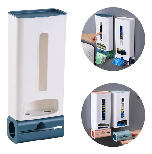 Soporte Y Dispensador De Bolsas De Plástico Para Alimentos
