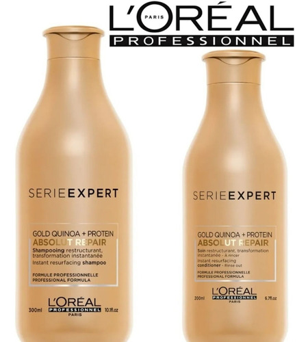 Shampoo Acondicionador Loreal Absolut - mL a $345