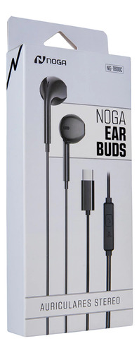 Auriculares In Ear Manos Libres Ficha Usb Tipo C Negro