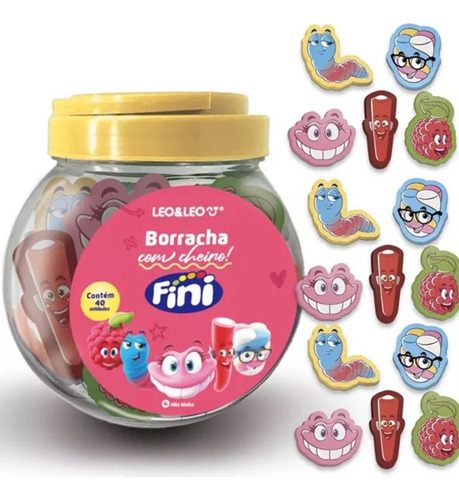 Borracha Decorada Com Aroma Fini - Unidade - Leo & Leo