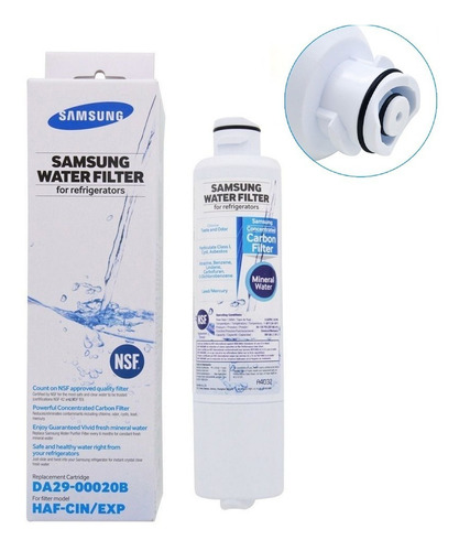 Imagen 6 de 9 de Filtro Agua Refrigerador Samsung 3 Pack Da29-00020 Original