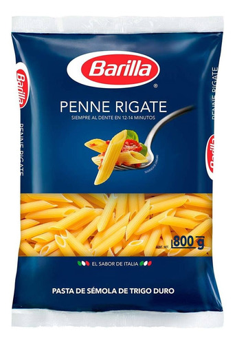 Pasta Barilla Penne Rigate 800g