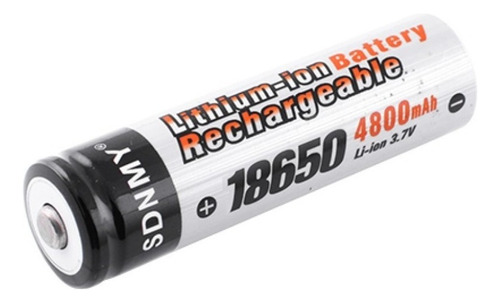 Pila Bateria Recargable 18650 De 4800 Mah Ion Litio