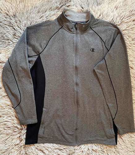 Sudadera Deportiva Champion Gris Sin Gorro Hombre Talla Xl