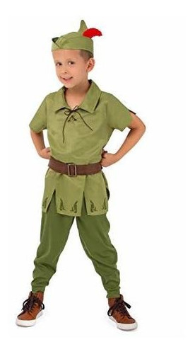 Disfraces Niñas - Disfraz De Peter Pan De (edad Mediana 3-5)