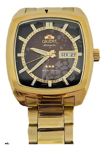 Relógio Orient Automático Clássico Aço Inox + Ip Gold 40mm
