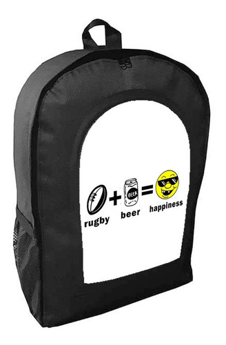 Mochila Negra Rugbi Deportes Art#ar11