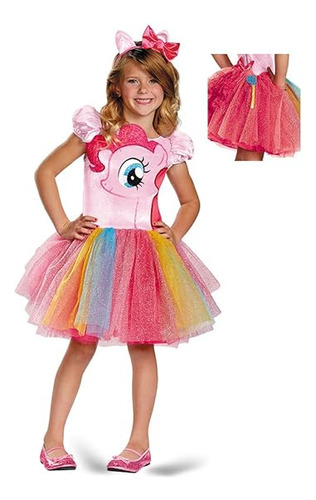 Disfraz Lil Pinkie Pie Con Prestigioso Tutu Para Niña