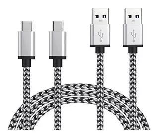 Cable 3 Metros Micro Usb Tipo C Enmallado Carga Rapida