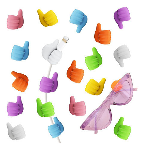 Self Adhesive Silicone Wall Hooks Creative Thumb Up Wall Hoo