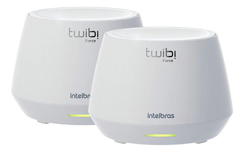 Conjunto Roteador Mesh Wifi 6 Intelbras Twibi Force Ax 2 Uni Branco