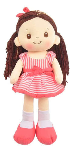 Muñeca De Trapo Y Tela Lacy Color Rosa