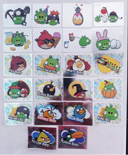 22 Estampas Album Angry Birds Lamina Especial 2009 #10