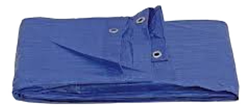 Lona Plastico Resistente 3.0x4.2 Metros 10x14 Ft Azul 20 Pz