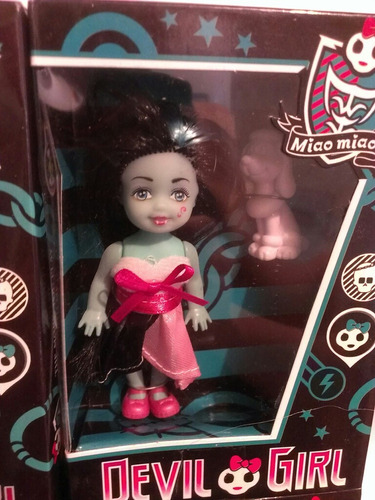 Mini Muñeca Monster High Princesa Frozen Moana Barbie Hadas