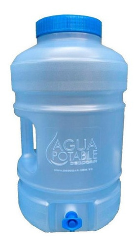 Botellón De Agua Boca Ancha Con Dispensador 20 Lt Decocar