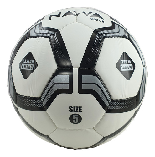 Pelota Nawa Futbol Unisex Coach Blanco-gris Cli