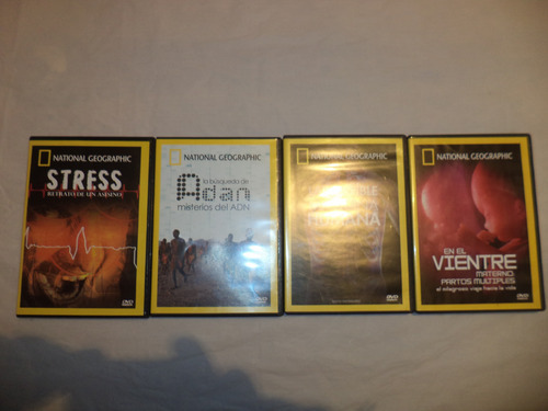 Cuerpo Humano. National Geographic. 4 Dvds (Usado)