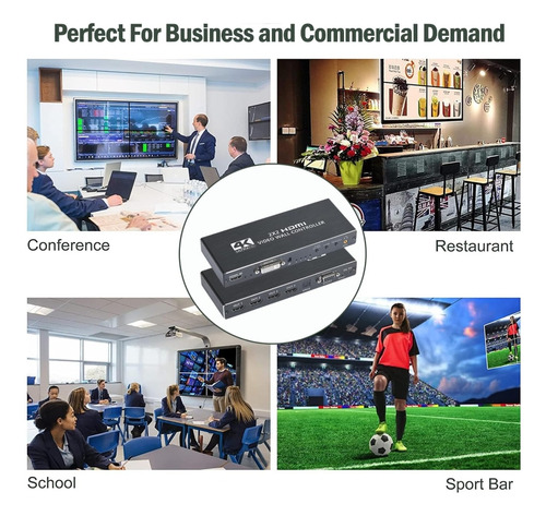 Videowall Controller With Hdmi And Spdif Outputs 2×2 Hd