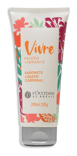 Vivre Sabonete Líquido Paixão Vibrante  200 Ml Loccitane