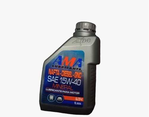 Aceite Marca Ama 15w-40 1 Litro Nafta Diesel Gnc