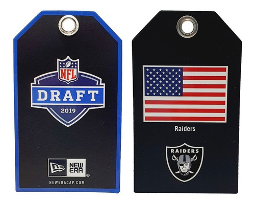 Imagen 7 de 8 de Gorra Las Vegas Raiders Nfl New Era Draft 2019 Flag Usa