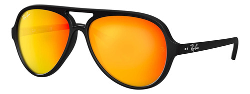 Ray-ban Rb4125 601s69 Cats 5000 Naranja Negro Mate