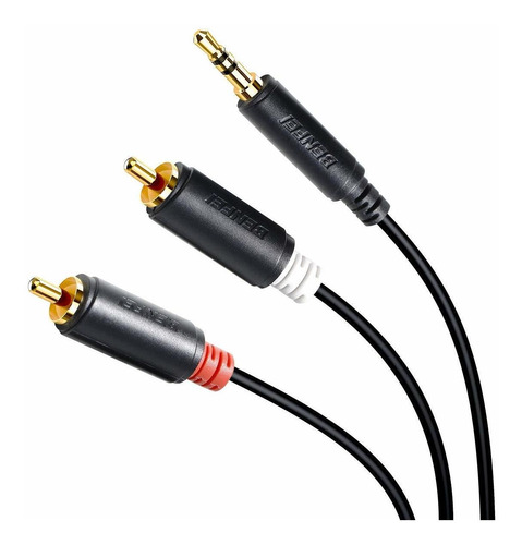 Cable Rca A Audio, Cable Estéreo Benfei 3.5mm A 2 Machos Rc