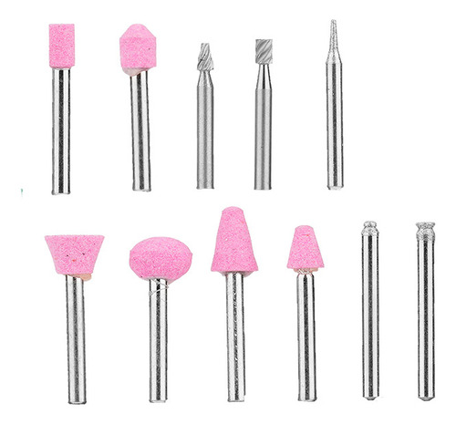 Kit P/ Mini Torno Desbaste, Lijado Jadever 11 Pzas