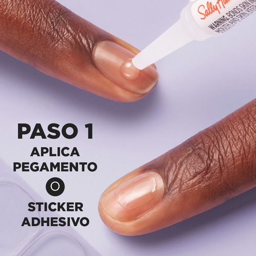 Uñas Postizas Sally Hansen Press On Oval Swoop There It Is