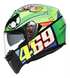 Capacete Agv Mugello 2017 Valentino Rossi K3 Sv Vr46