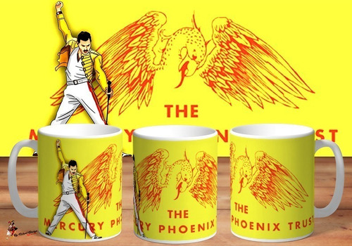 Taza - Tazón Freddie Mercury The Phoenix Trust Hd Art