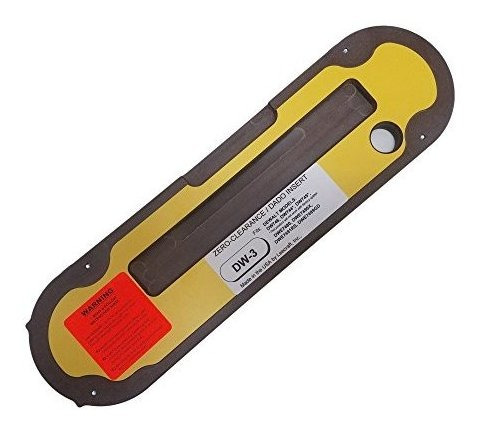 Leecraft Dw 3 Zero Clearance Dado Sierra Mesa Insertar