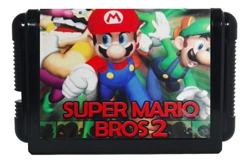 Cartucho Super Mario Bros 2 | Para Consolas 16 Bits -mg