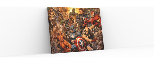 Cuadros Canvas Panorámicos Para Comedor Universo Marvel