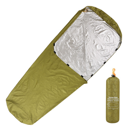 Saco De Dormir De Emergencia Térmico Ligero E Impermeable