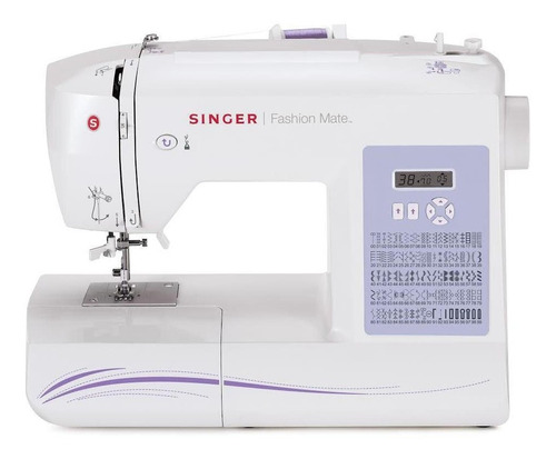 Singer 5560 Máquina De Coser Computarizada Color Blanco 100 puntadas