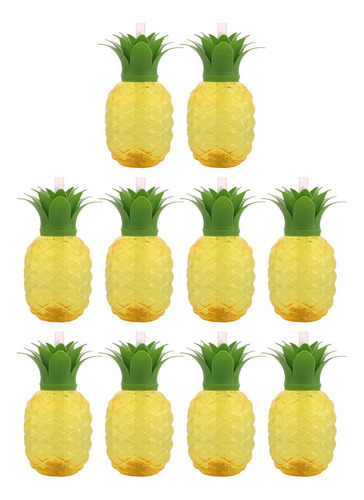 10x Pineapple Water Bottle 16.9oz Drinks Creative Leakproof